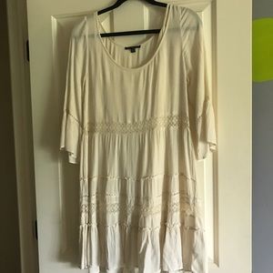 American Eagle Boho Cream Dress